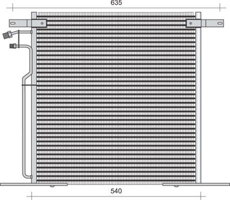 MAGNETI MARELLI 350203283000 Condenser, air conditioning