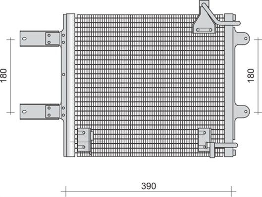 MAGNETI MARELLI 350203290000 Condenser, air conditioning