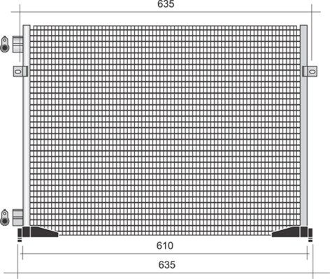 MAGNETI MARELLI 350203340000 Condenser, air conditioning