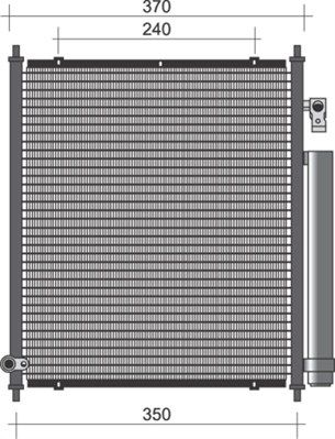 MAGNETI MARELLI 350203346000 Condenser, air conditioning