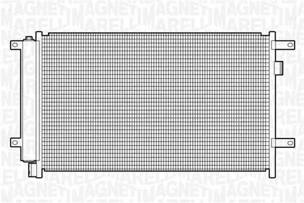 MAGNETI MARELLI 350203347000 Condenser, air conditioning