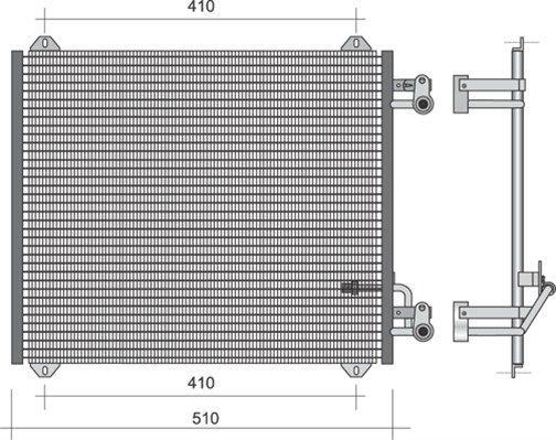 MAGNETI MARELLI 350203375000 Condenser, air conditioning