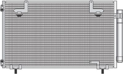 Condenser, air conditioning MAGNETI MARELLI 350203424000