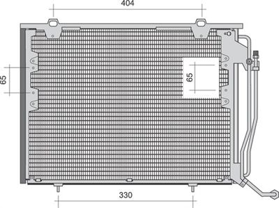 Condenser, air conditioning MAGNETI MARELLI 350203485000