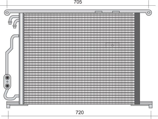MAGNETI MARELLI 350203487000 Condenser, air conditioning