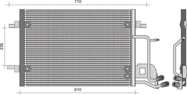 MAGNETI MARELLI 350203492000 Condenser, air conditioning