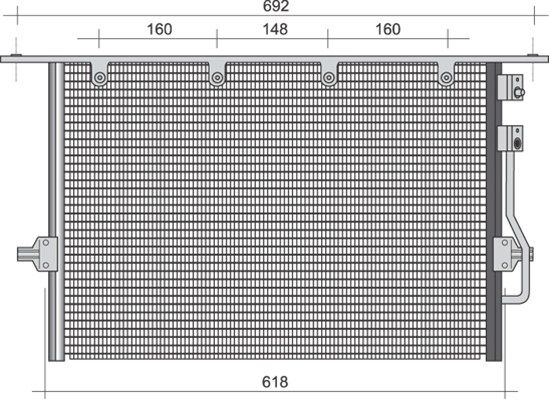 MAGNETI MARELLI 350203494000 Condenser, air conditioning