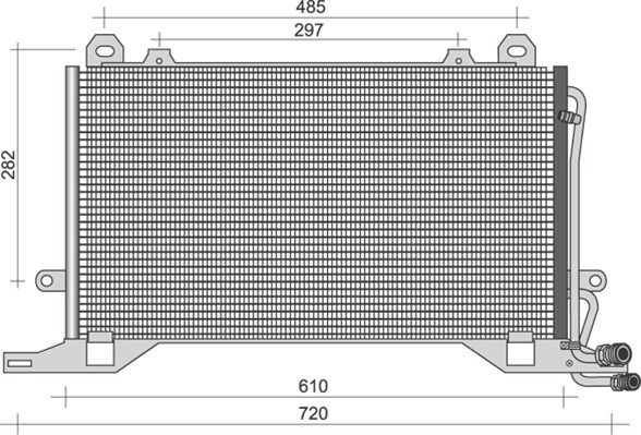 MAGNETI MARELLI 350203495000 Condenser, air conditioning