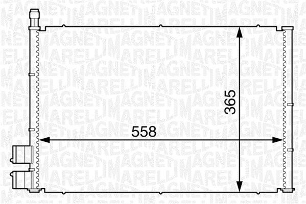 MAGNETI MARELLI 350203605000 Condenser, air conditioning