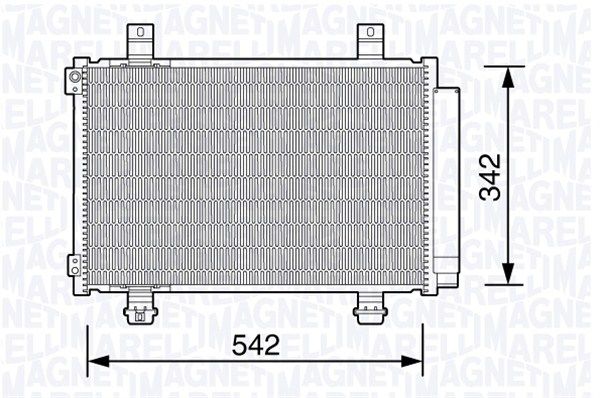 MAGNETI MARELLI 350203673000 Condenser, air conditioning