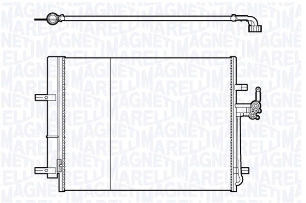 MAGNETI MARELLI 350203712000 Condenser, air conditioning