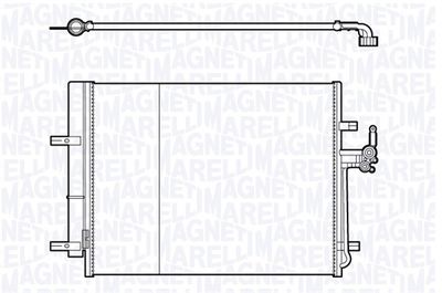 Condenser, air conditioning MAGNETI MARELLI 350203712000