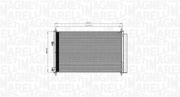 MAGNETI MARELLI 350203742000 Condenser, air conditioning