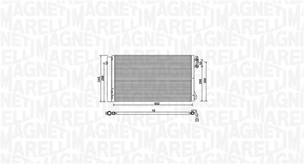MAGNETI MARELLI 350203752000 Condenser, air conditioning