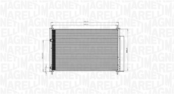 MAGNETI MARELLI 350203767000 Condenser, air conditioning