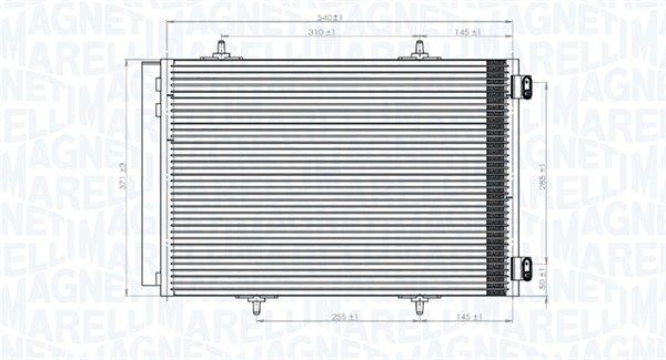 MAGNETI MARELLI 350203822000 Condenser, air conditioning