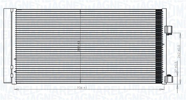 MAGNETI MARELLI 350203847000 Condenser, air conditioning