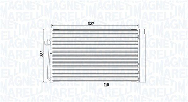 MAGNETI MARELLI 350203899000 Condenser, air conditioning