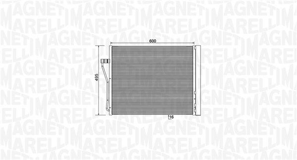 MAGNETI MARELLI 350203929000 Condenser, air conditioning
