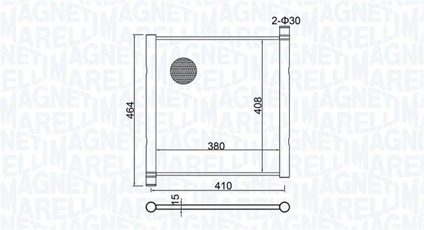 MAGNETI MARELLI 350213151900 Radiator, engine cooling