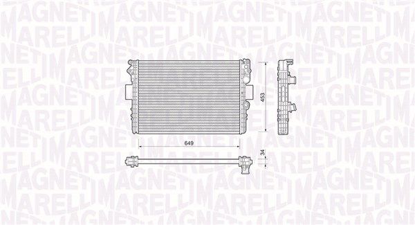 MAGNETI MARELLI 350213169000 Radiator, engine cooling