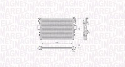 Radiator, engine cooling MAGNETI MARELLI 350213169000