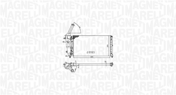 MAGNETI MARELLI 350213176000 Radiator, engine cooling