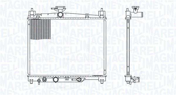 MAGNETI MARELLI 350213176300 Radiator, engine cooling