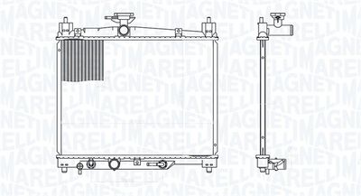 Radiator, engine cooling MAGNETI MARELLI 350213176300