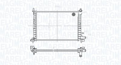 Radiator, engine cooling MAGNETI MARELLI 350213176900