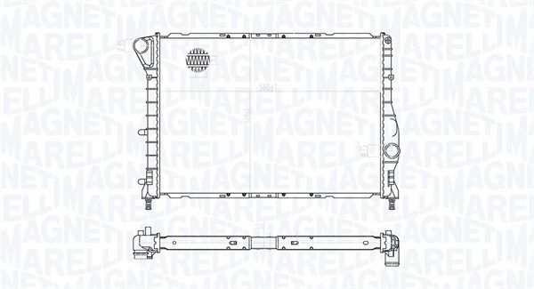 MAGNETI MARELLI 350213177100 Radiator, engine cooling