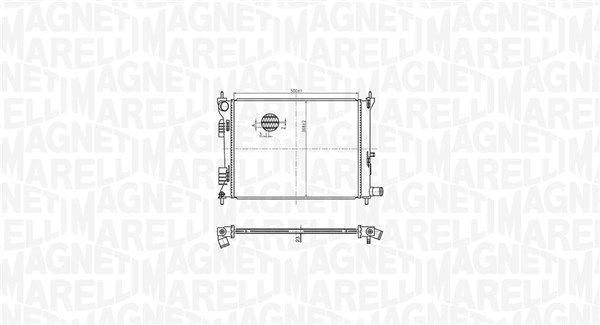 MAGNETI MARELLI 350213179500 Radiator, engine cooling