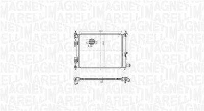 Radiator, engine cooling MAGNETI MARELLI 350213179500