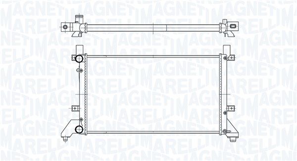 MAGNETI MARELLI 350213189400 Radiator, engine cooling