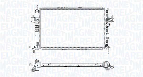 MAGNETI MARELLI 350213191500 Radiator, engine cooling