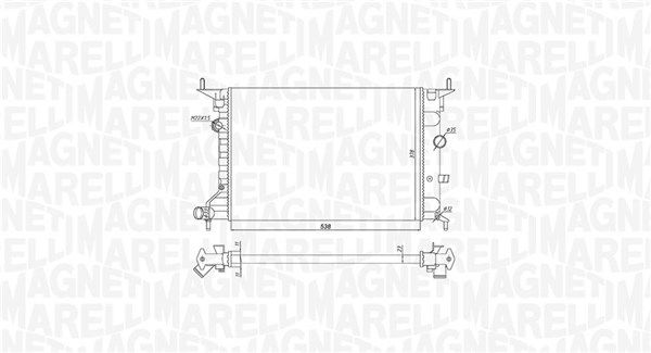 MAGNETI MARELLI 350213194800 Radiator, engine cooling