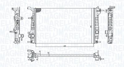 Radiator, engine cooling MAGNETI MARELLI 350213199200