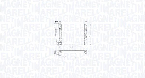 MAGNETI MARELLI 350213212200 Radiator, engine cooling