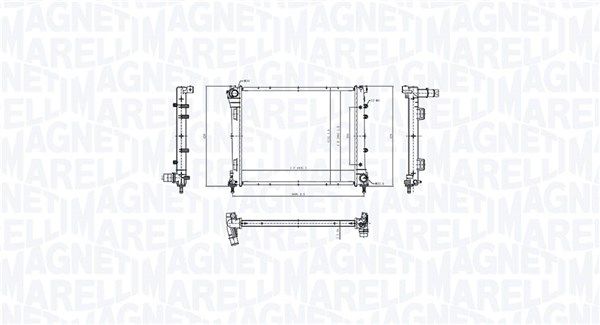 MAGNETI MARELLI 350213212300 Radiator, engine cooling