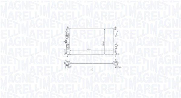 MAGNETI MARELLI 350213213000 Radiator, engine cooling