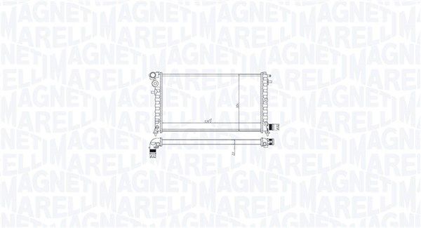 MAGNETI MARELLI 350213213200 Radiator, engine cooling