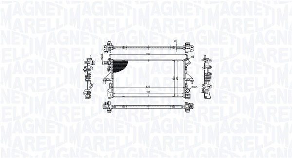 MAGNETI MARELLI 350213215300 Radiator, engine cooling