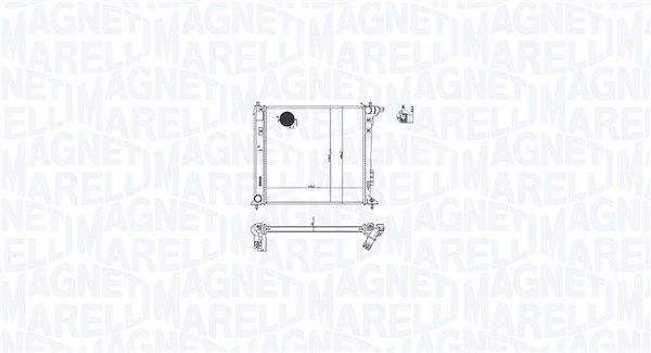 MAGNETI MARELLI 350213216200 Radiator, engine cooling
