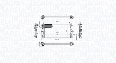 Radiator, engine cooling MAGNETI MARELLI 350213216700