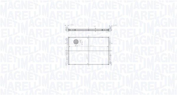 MAGNETI MARELLI 350213217400 Radiator, engine cooling