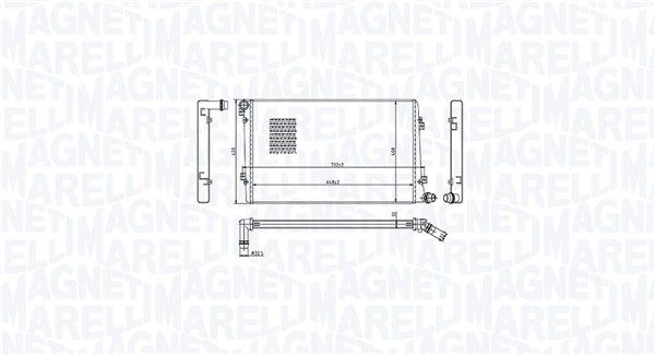 MAGNETI MARELLI 350213218100 Radiator, engine cooling