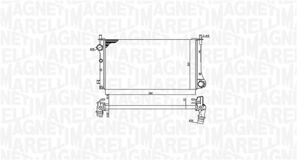 MAGNETI MARELLI 350213382000 Radiator, engine cooling