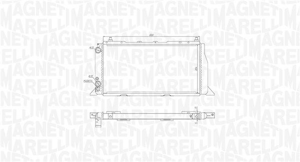 MAGNETI MARELLI 350213406000 Radiator, engine cooling