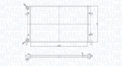 Radiator, engine cooling MAGNETI MARELLI 350213853000