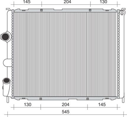 MAGNETI MARELLI 350213989000 Radiator, engine cooling